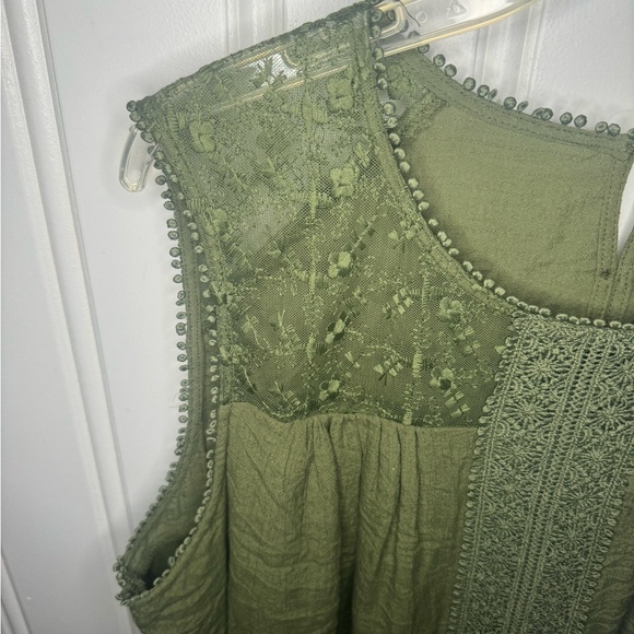Green Sleeveless Dress by Zac & Rachel - Size 1X - Picture 2 of 8